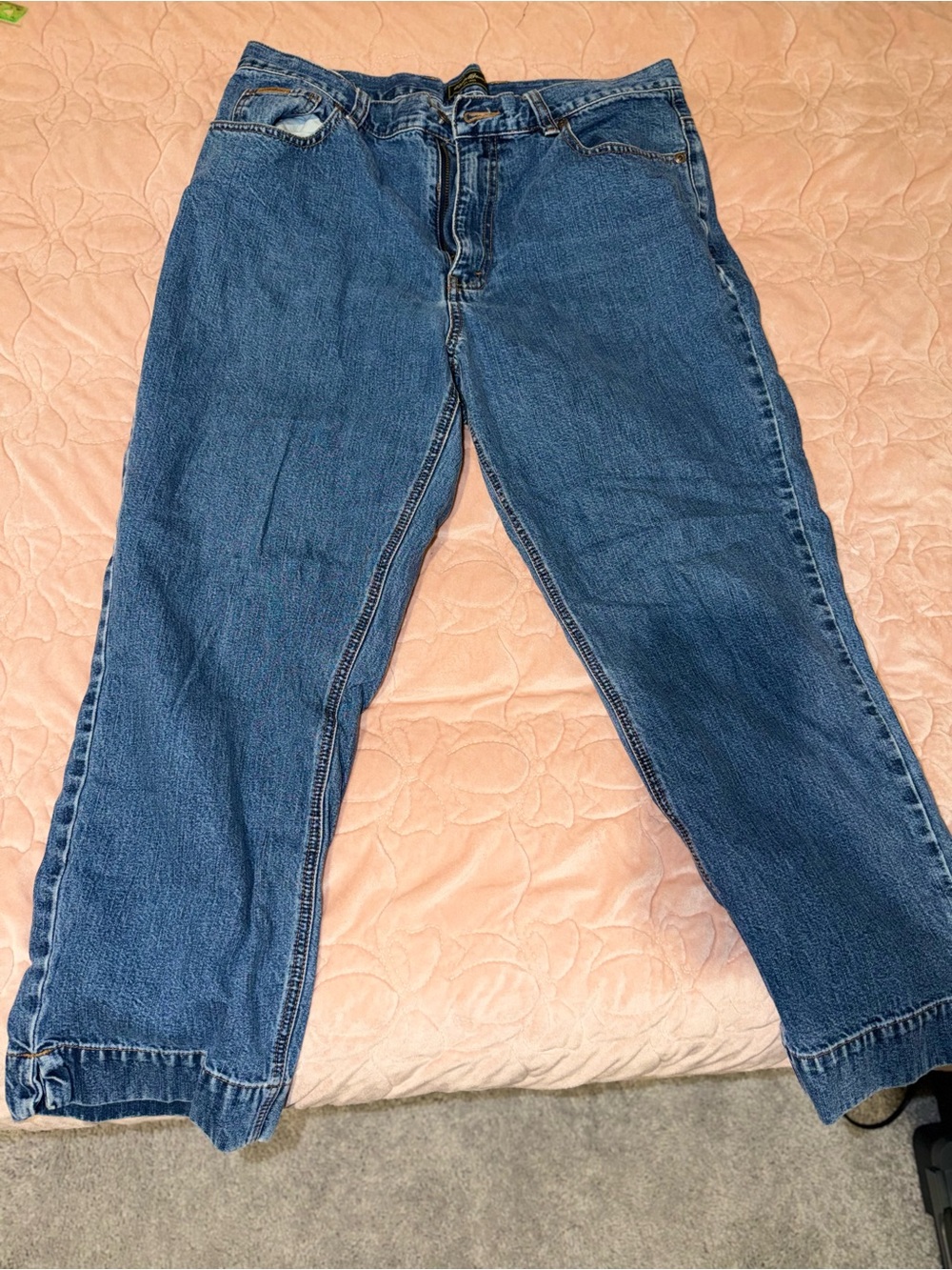 90s Eddie Bauer Men's Relaxed Blue Denim Jeans